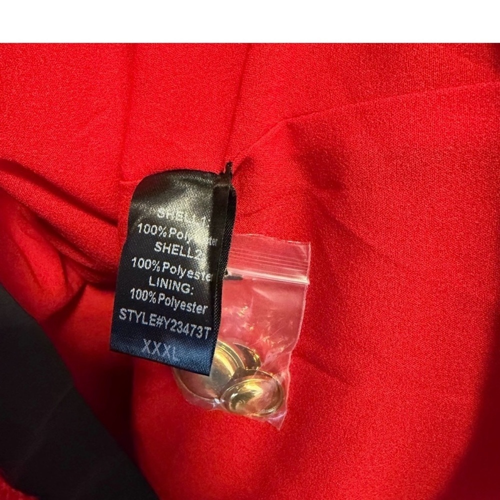Pomander Place Red Tweed Bow Mini Dress 3X | NWT Contrast Trim - Picture 12 of 15